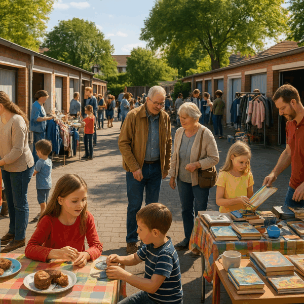 Straßen und Garagenflohmarkt in Häcklingen